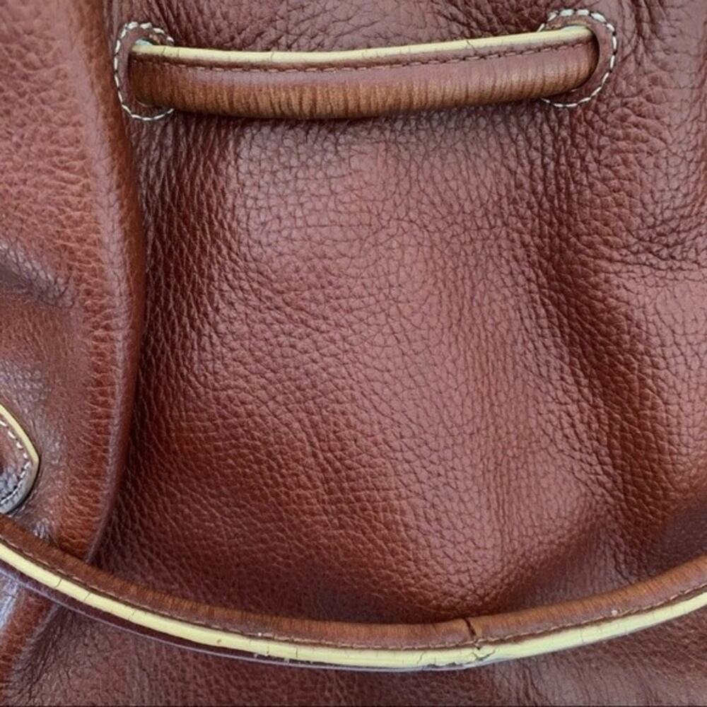 Cole Haan village scrunch expandable tote shoulder bag rare - Picture 11 of 14